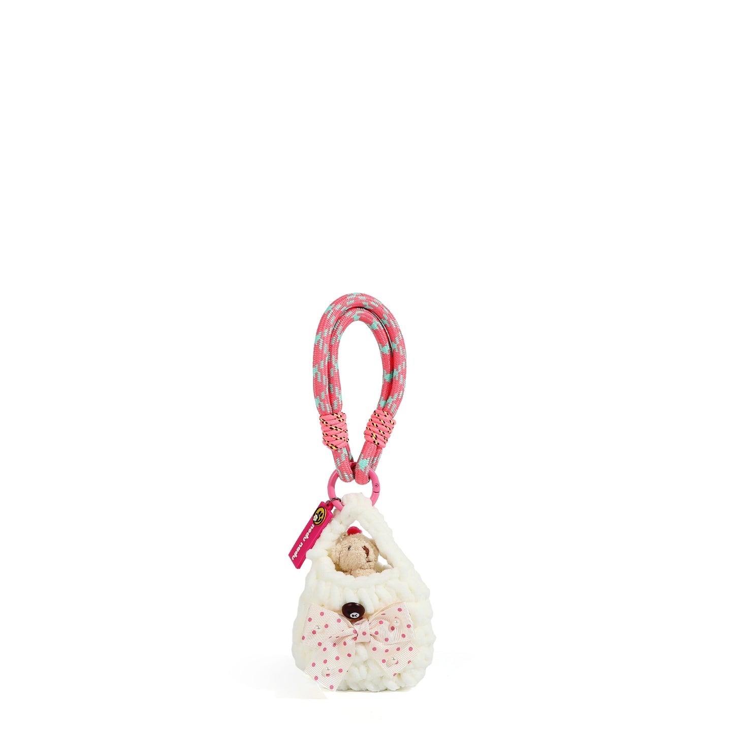 Charm de bolso de peluche