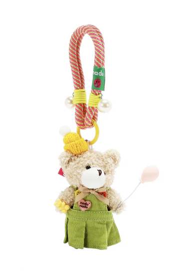 Charm para falda de pana con diseño de oso Bella