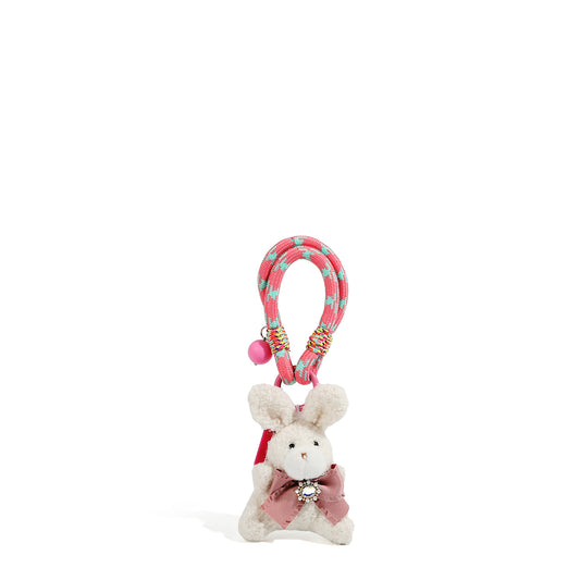 Charm de conejo rosado