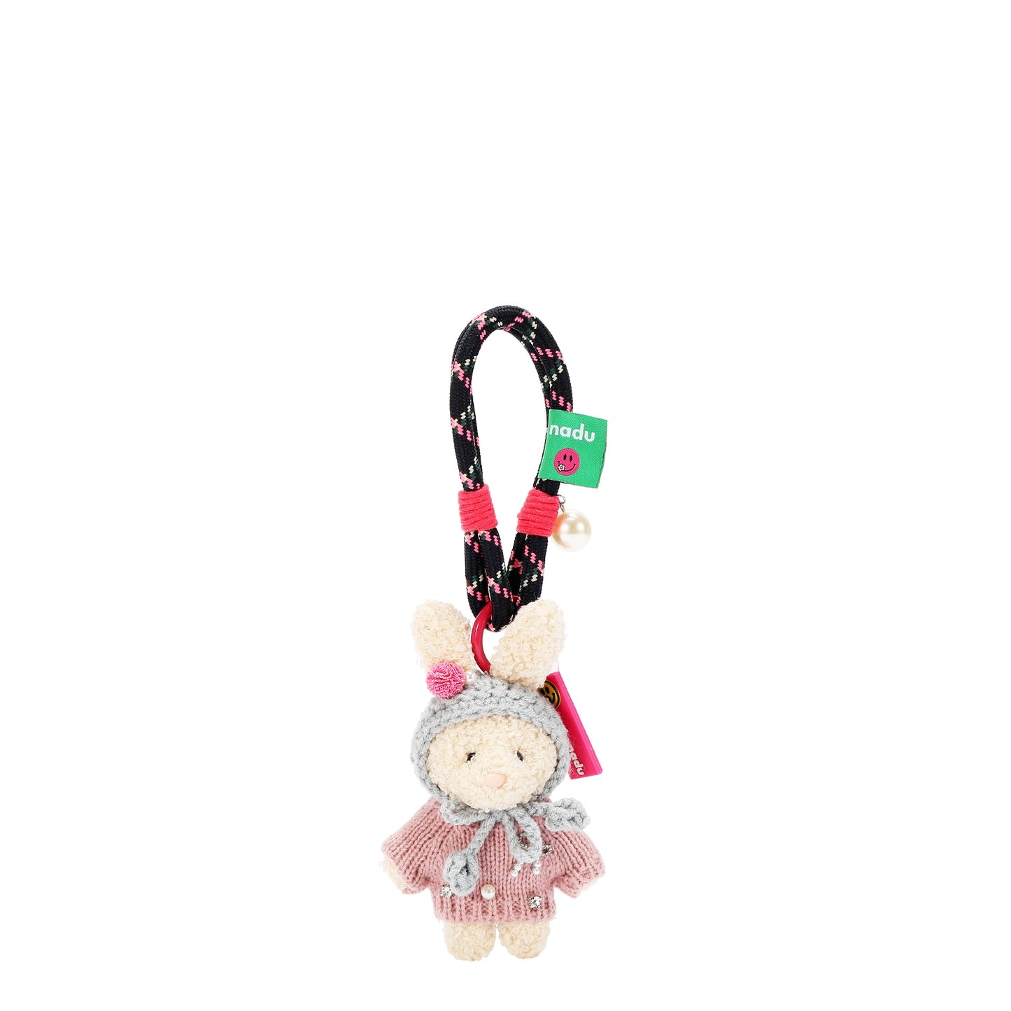 Amuleto de amante de Ruby Bunny color malva